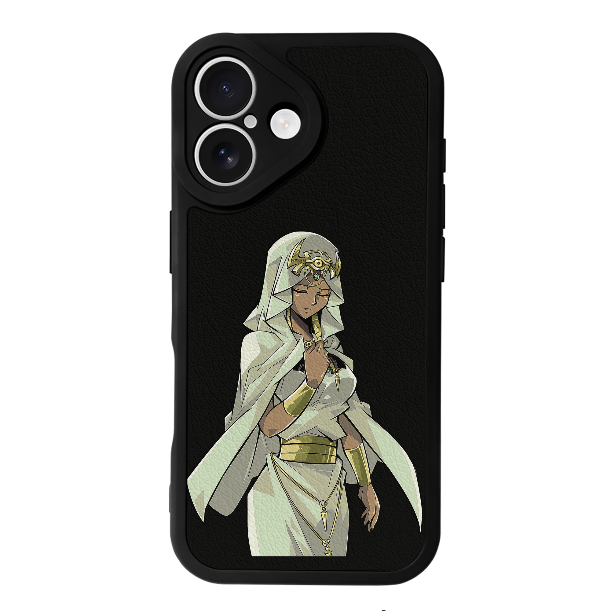 （画像用） 遊☆戯☆王 Yu-Gi-Oh! 【iPhone 16シリーズ対応】シリコンスマホケース（レザー調） 材質：シリコン